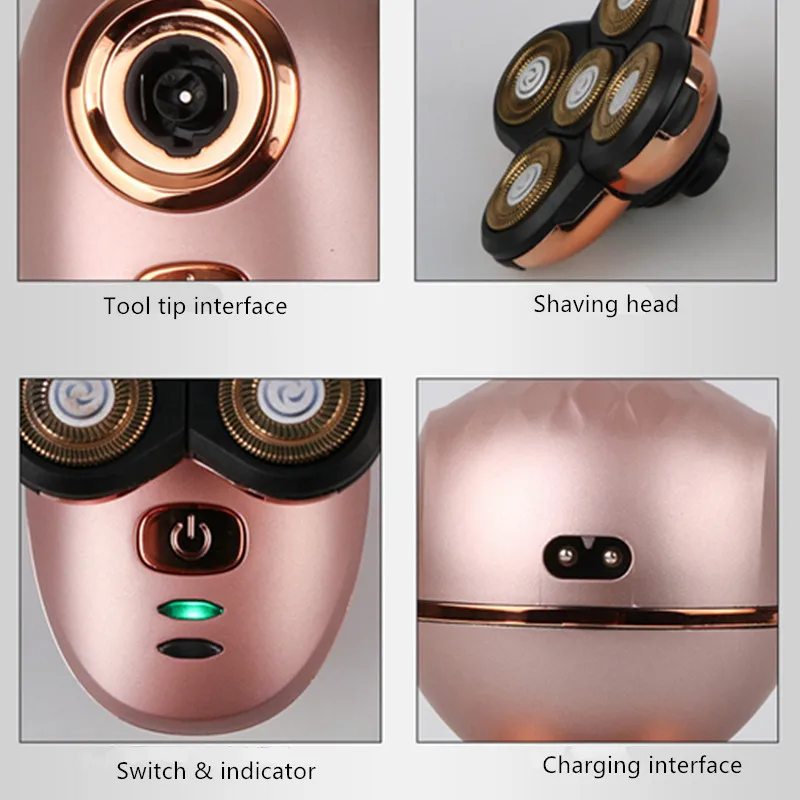 Бритва аккумуляторная с пятью лезвиями 40 #1012 | Бытовая техника