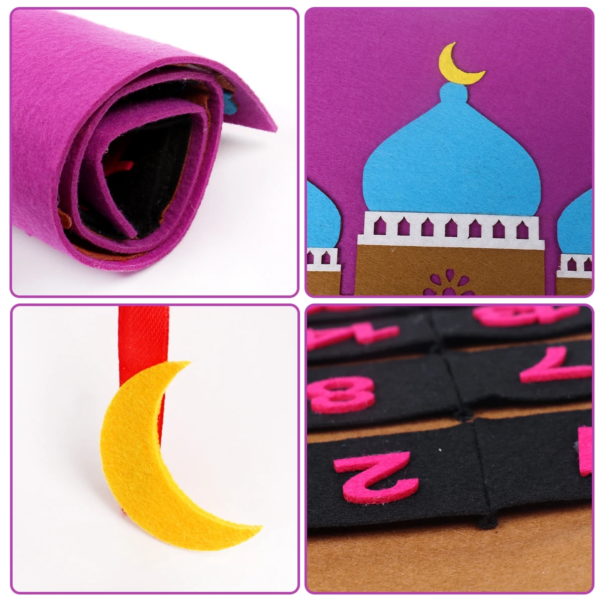 

Eid Mubarak Felt Advent Calendar Ramadan Decoration Islam Muslim Party Decor Eid Al Adha Ramadan And Eid Ramadan Kareem