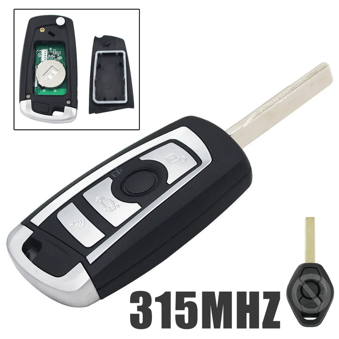 Новое поступление 1 шт. флип брелок для дистанционного ключа 315 МГц BMW EWS E38 E39 E46 с