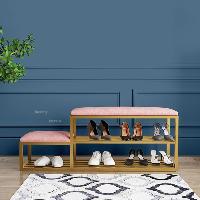 Роскошные Сменные стулья для обуви скамейка прихожей с шкафом домашний стул