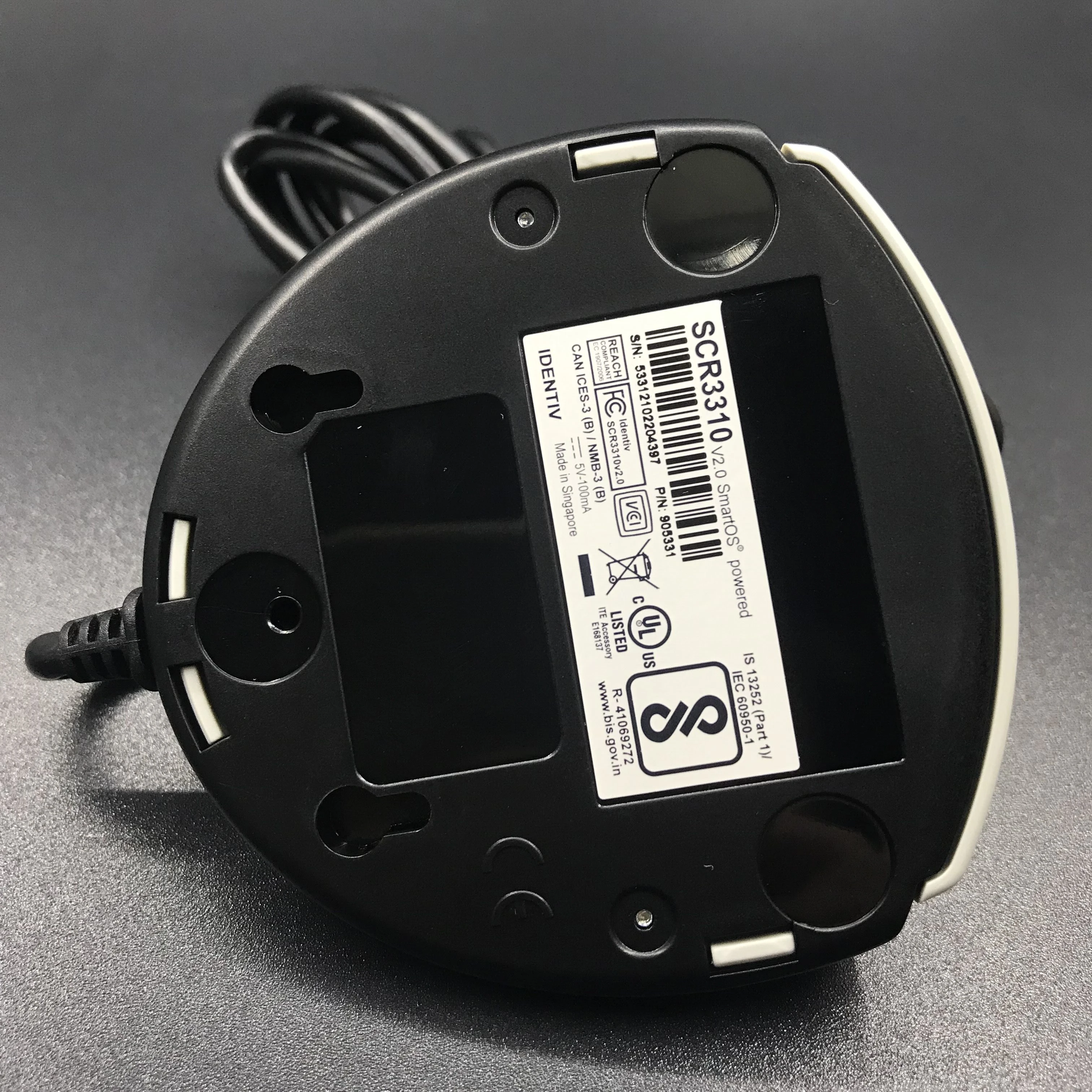 Устройство для чтения смарт-карт USB Type-a идентификационного типа SCR3310 V2.0 идеально