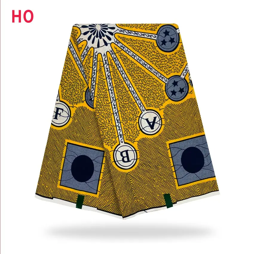

Quality African wax Abrasion-Resistant cotton Nigeria style wax fabric for Party Dress