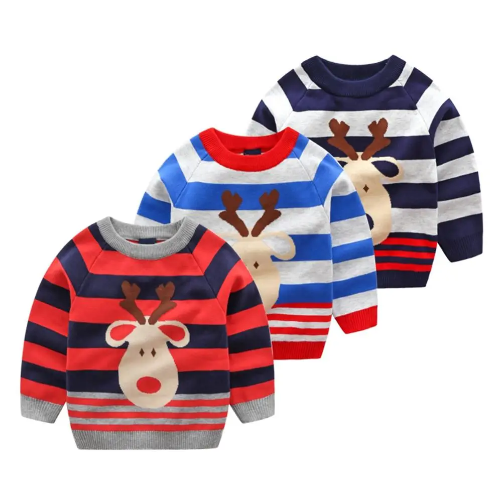 Милые рождественские свитера для маленьких девочек с героями мультфильмов