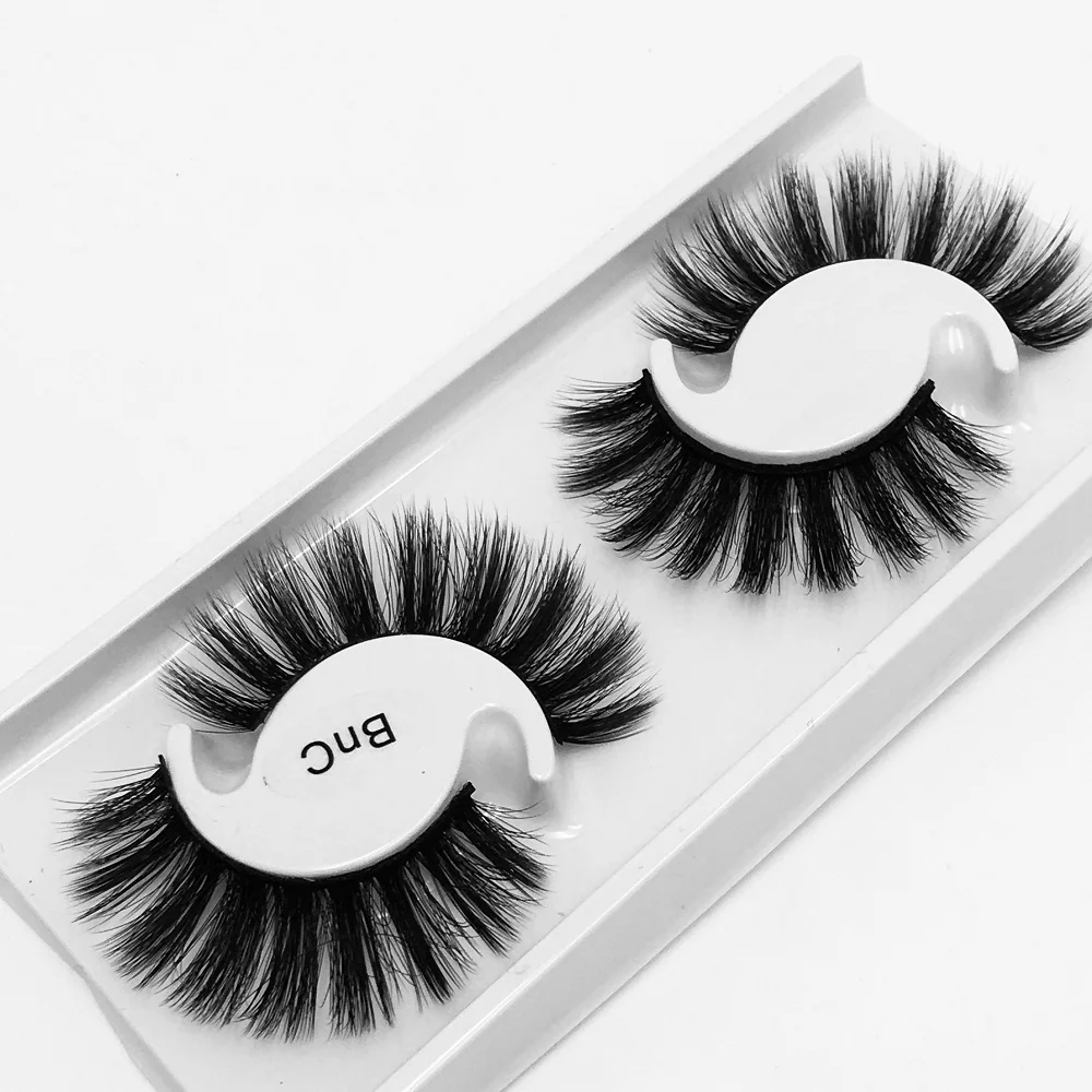 2 пары/корзина 5D 25 мм накладные ресницы красочная коробка норковые волосы