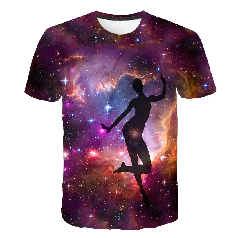 

12Y Children's Red Lips Print T-shirt Girls Harajuku Dance O-neck Short Sleeve Casual Fashion Aesthetic Top Funny T-shirt Girls