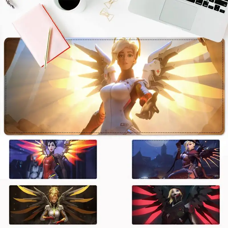 

Sale Mercy Gaming Mouse Pad Laptop PC Computer Mause Pad Desk Mat For Big Gaming Mouse Mat For Overwatch/CS GO