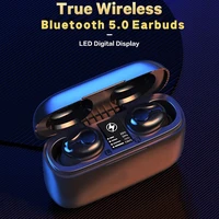 for lenovo ht18 for tws wireless bluetooth 5 0 earphone 1000mah battery led display earbuds volume control hifi for sports