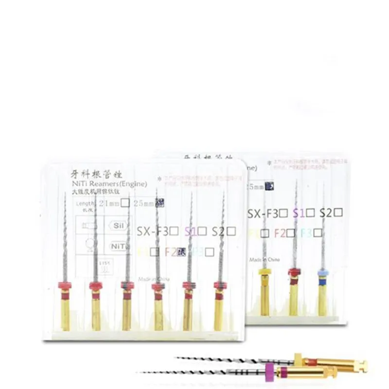 6 шт./кор. корень канал файл стоматологический роторный Супер Файлы универсальные