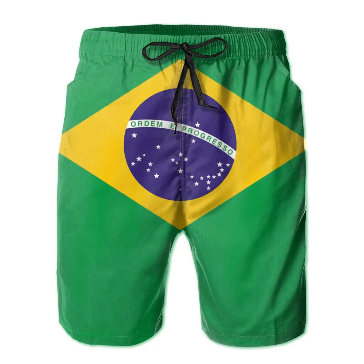 Causal Print Breathable Quick Dry Promo Funny Novelty R333 Casual Clothing Brazil Flag Hawaii Pants