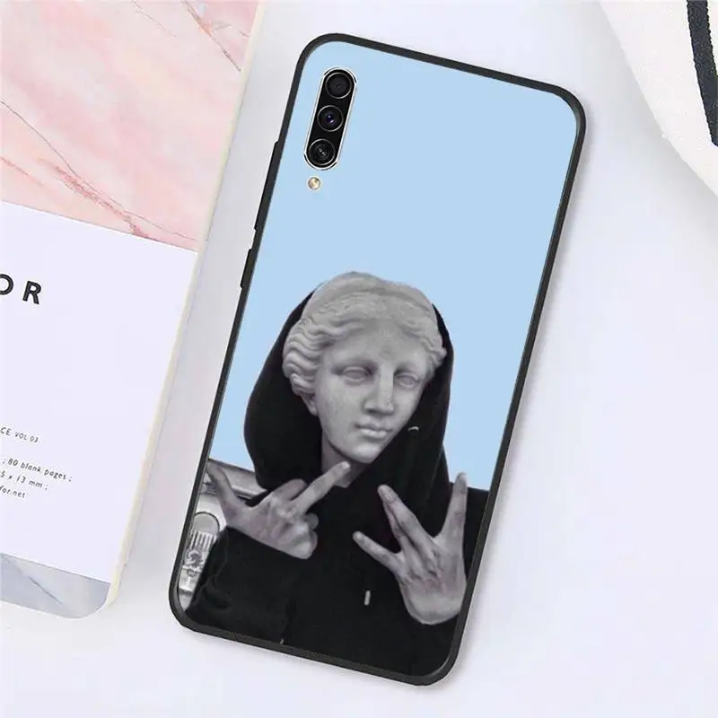 

statue Davie art pattern Phone Case For Samsung galaxy S 9 10 20 A 10 21 30 31 40 50 51 71 s note 20 j 4 2018 plus Luxury brand