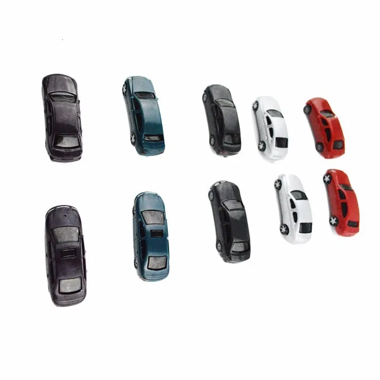 50 шт. Миниатюрная модель игрушки для автомобиля 1:100 ABS пластик крошечный автомобиль для модели Diorama архитектурное расположение пейзажей