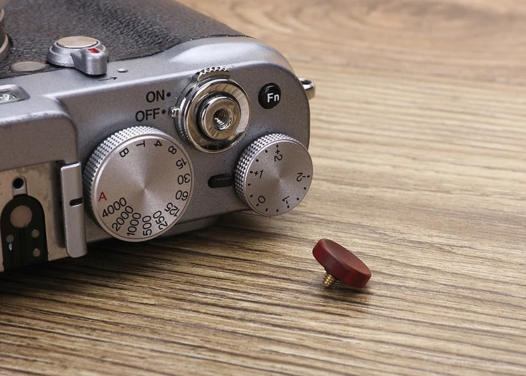 Деревянная вогнутая поверхность кнопка спуска затвора для Fujifilm X100F XT30 20 XPRO2XE3 M10P Fuji X100F