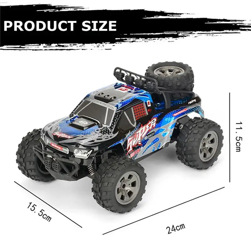 

MGRC Mini RC Car 1/18 2.4G 4CH 2WD High Speed 30KM/h Brush Crawler Remote Controller Car Children's Toys Multiple Colour