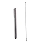 Серебряная Выдвижная портативная классная доска, белая доска, указка для учеников, ручная Выдвижная презентационная фотография