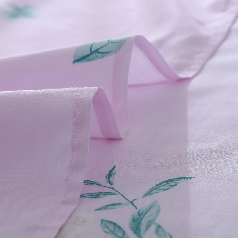 

Soft Bedding Set Solstice Home Textile 4pcs 100% Pure Cotton Queen King Bedlinen Duvet Cover Bed Sheet Pillowcase Adult Kid