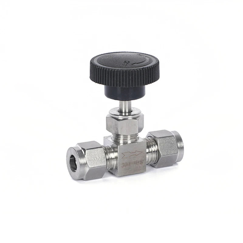 

Adjustable Needle Valve O.D 3 4 6 8 10 12 Mm Tube Stainless Steel 304 High Pressure Acid Proof Straight Card Set Crane