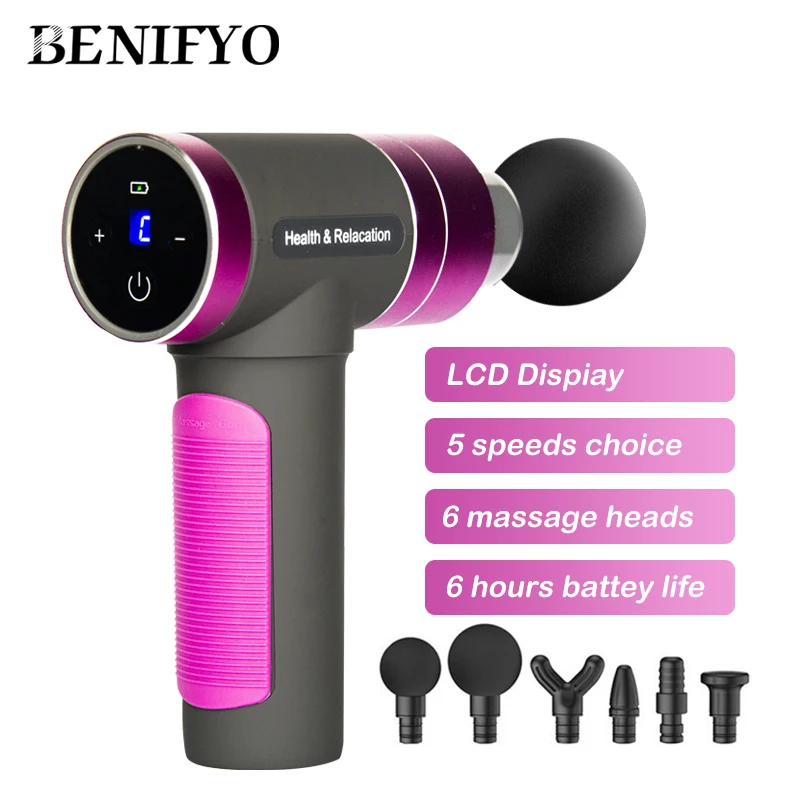 Пистолет для массажа мышц глубоких тканей расслабляющий массажер похудения и