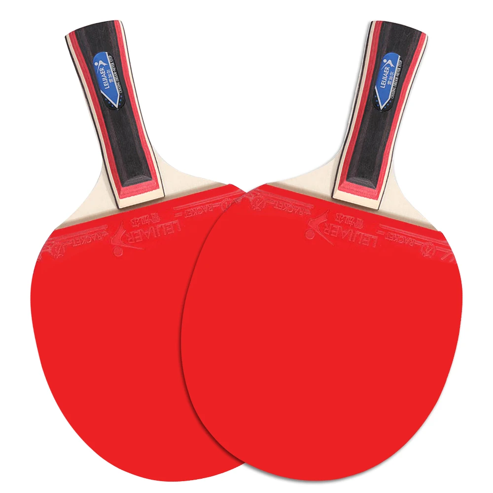 2PCS/Lot Table Tennis Bat Racket Ping Pong Paddle Set With Bag 3 Balls Double Face Pimples In Long Handle | Спорт и развлечения