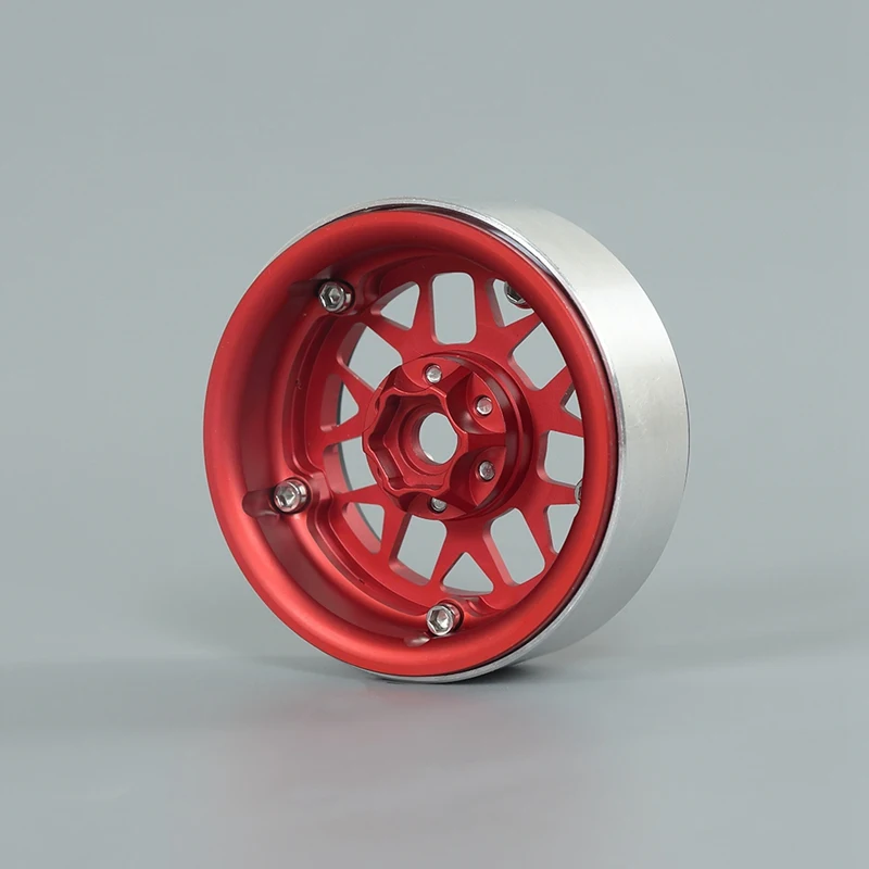 

2PCS 1.9Inch Beadlock Wheels Rims for 1/10 Axial SCX10 TRX4 RC Car