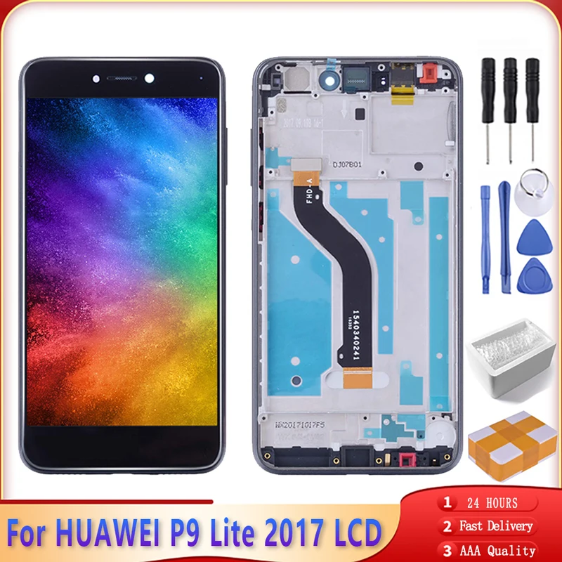 Дисплей 5 2 дюйма для Huawei P9 Lite 2017 PRA LX1 LX2 ЖК дисплей с сенсорным экраном и