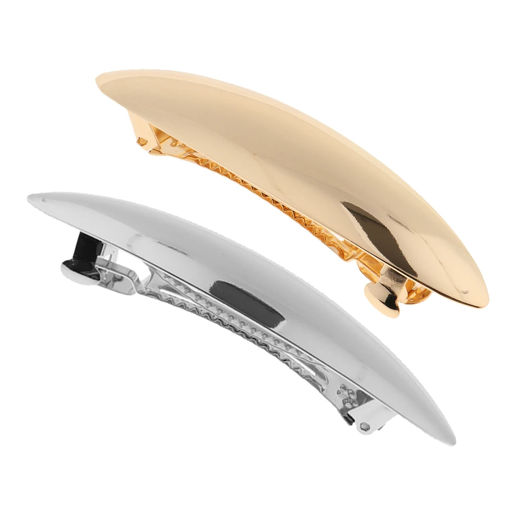 Элегантная пружинная Автоматическая заколка для волос крепкая фиксирующая