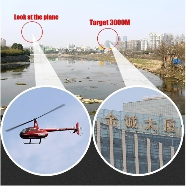 

200X25 5000M/50000M Binoculars Long Distance Powerful HD Folding Portable FMC BAK4 Optics Telescope