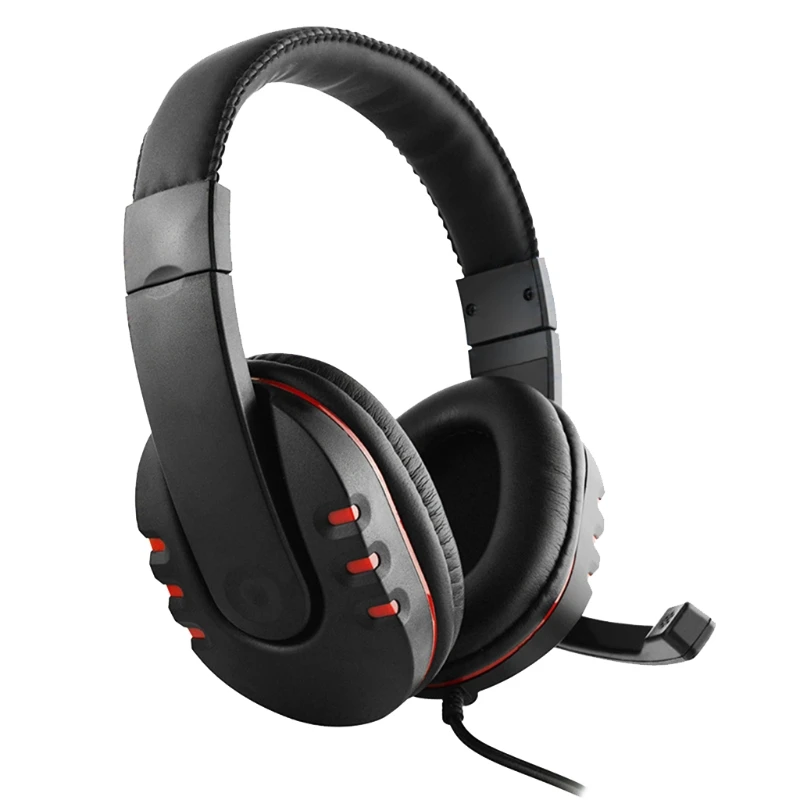 

Gaming Headset Deep Bass Stereo Surround Headphone 3.5mm Wired Mic for PS4 PC C