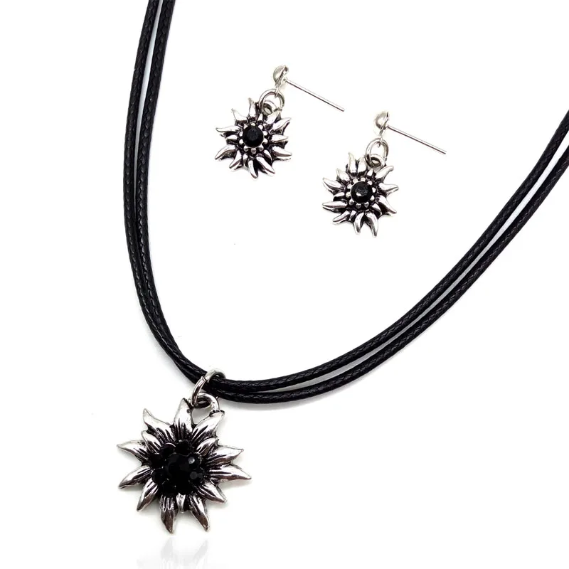 Комплект из колье и серёг в винтажном стиле|Ювелирные наборы| |