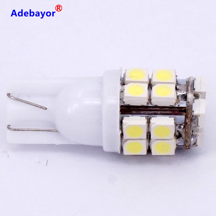 200 шт. белый светильник T10 194 168 W5W 20 светодиодный smd 3528 1210 автомобилей Клин лампы