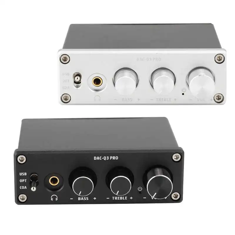 

Декодер аудио AC-Q3 PRO, DAC, с усилителем для наушников 3,5 мм