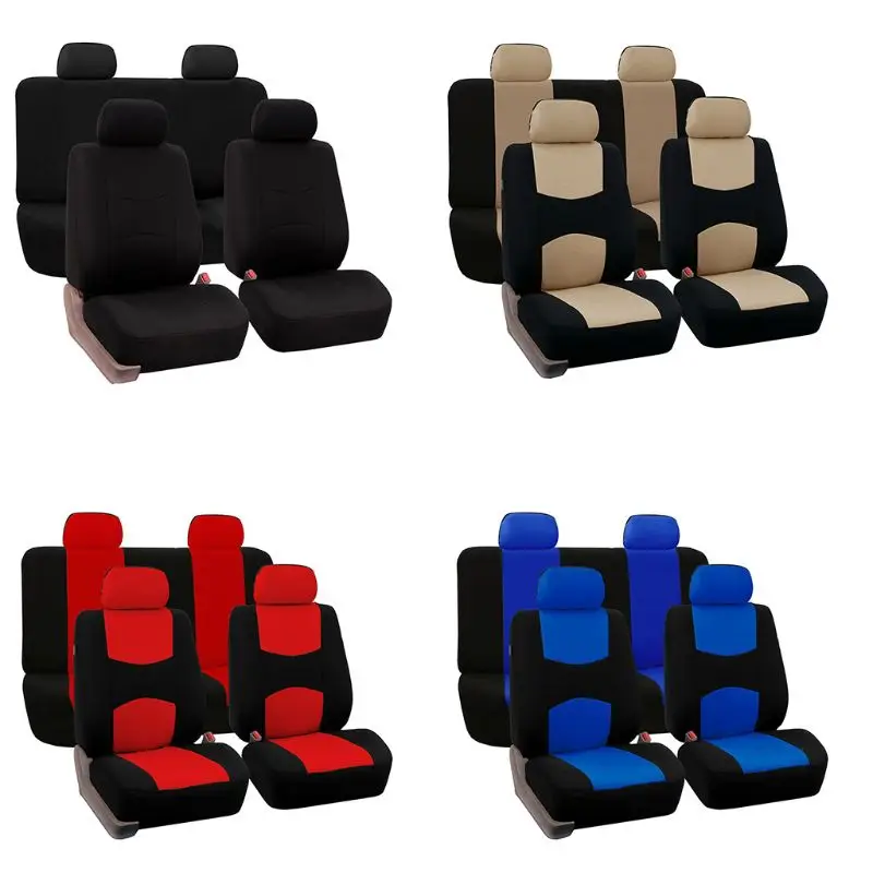 

9pcs/set Car Universal Seat Covers Set Dirt Resistant Auto Seat Protector 1XCF