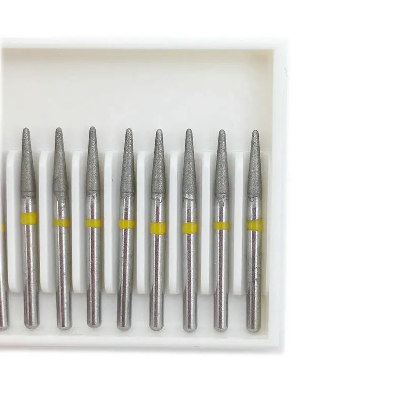 10 шт. стоматологических алмазных боров (сверла стоматологические боры Dia-боры для