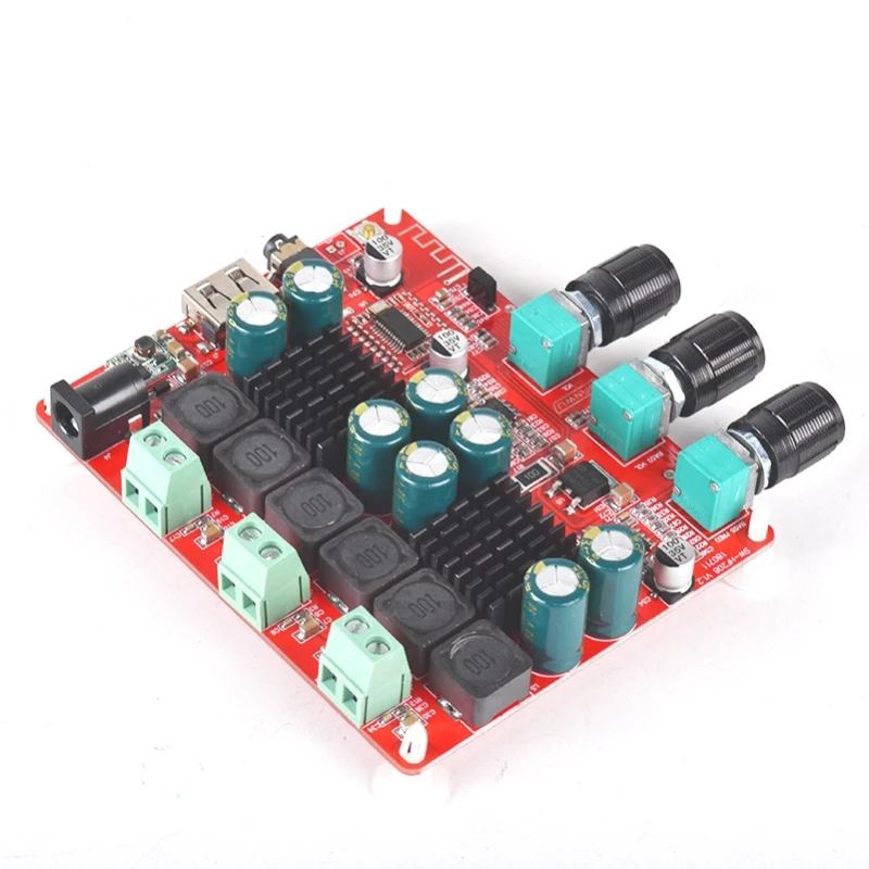 Tpa3116D2 4 2 Bluetooth 1 канальный стерео цифровой o усилитель плата 50Wx2 + 100 Вт Fm радио Usb Mp3