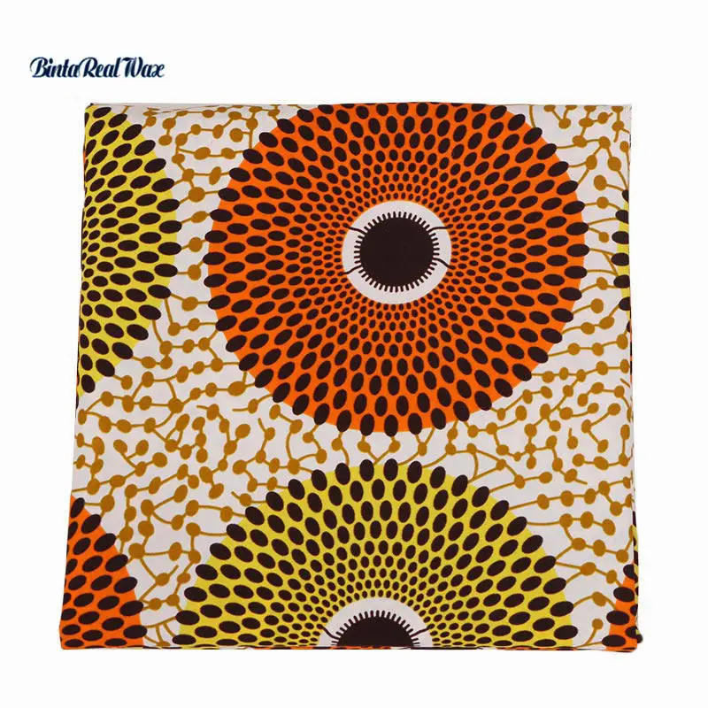 Высокое качество 6 ярдов африканская ткань полиэстер восковые принты Анкары