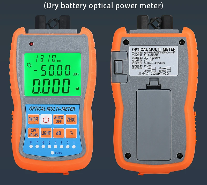 

4in1 Mini Optical Power Meter Visual Fault Locator Network Cable Test optical fiber tester 10km VFL