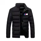 Мужская зимняя куртка с длинным рукавом бейсбольная куртка ветровка на молнии BMW ветровка ветрозащитная куртка мужская верхняя одежда мужская одежда
