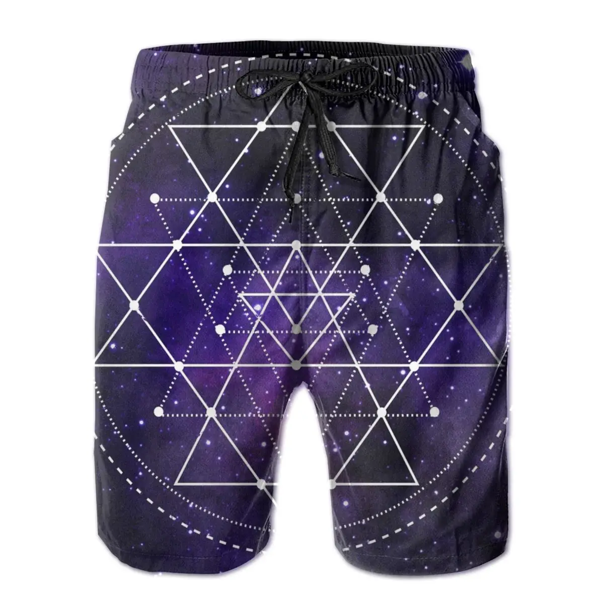 

Men Sweatpants SRI YANTRA Surfing Beach Board Swim Trunks Sport Quick Dry Mesh Humor math Shorts for Boy