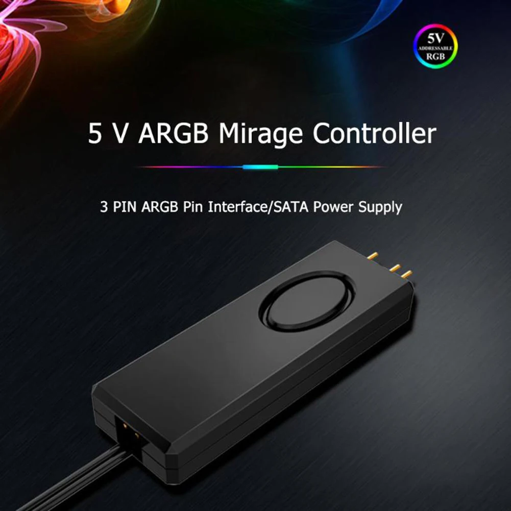 5V 3Pin SATA Питание ARGB контроллер для компьютера чехол Процессор вентилятор