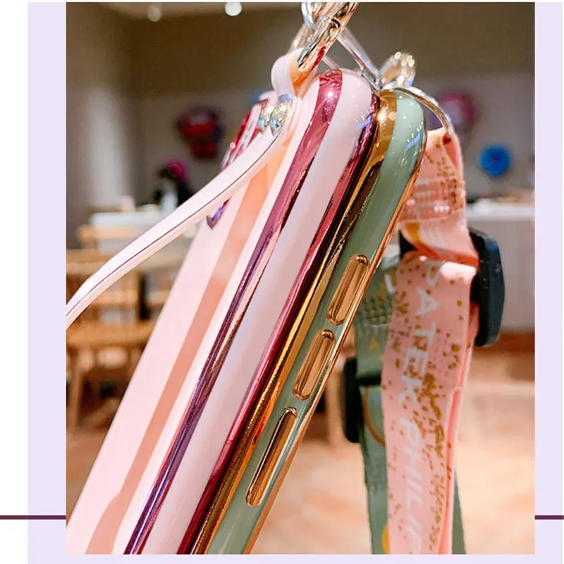 Wristband Holder Case For Xiaomi Mi10T Lite Cover Shell For Xiaomi Mi10T Shockproof Case Mi9 Mi10 Mi9T Mi8 Lite Pro Funda Luxury