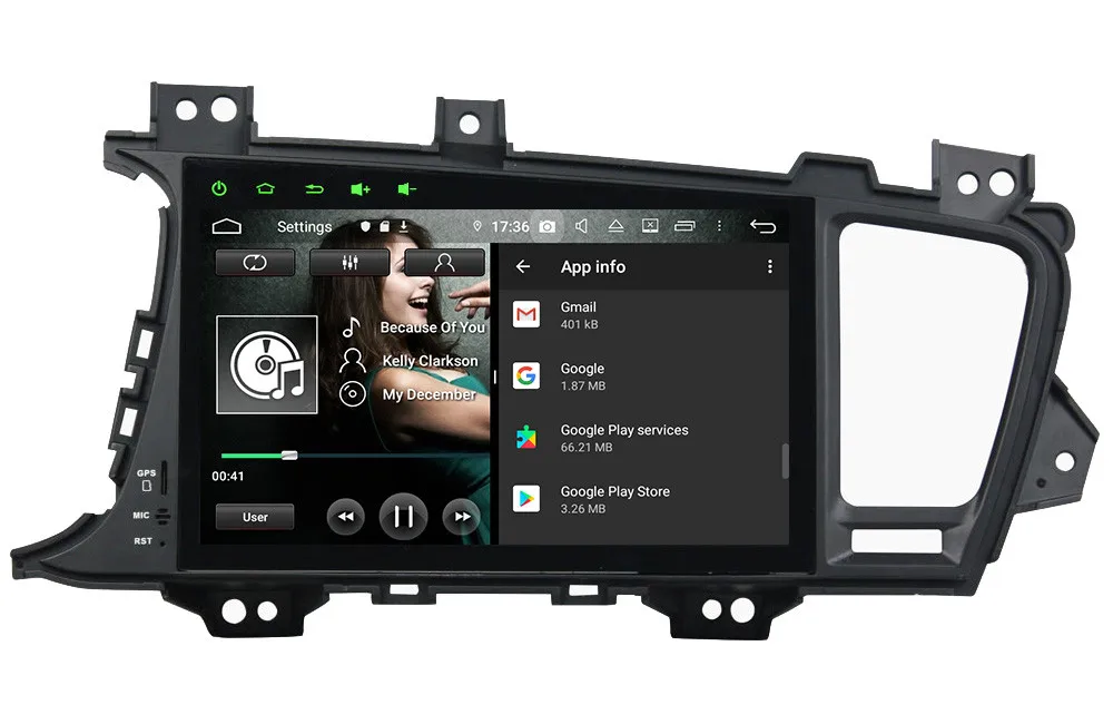 Klyde " ips 4G wifi Android 9 Восьмиядерный 4 Гб ОЗУ 64 Гб ПЗУ DSP BT автомобильный DVD мультимедийный плеер стерео для Kia K5 Optima 2011