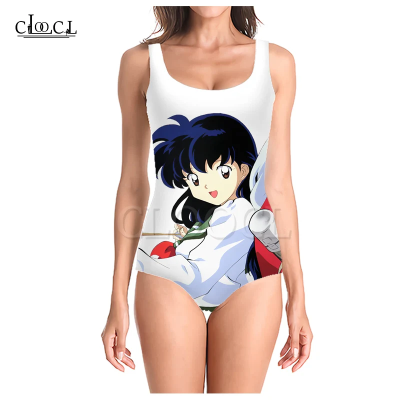 CLOOCL новейшее японское аниме инуяся 3D печать цельный купальник женский купальный