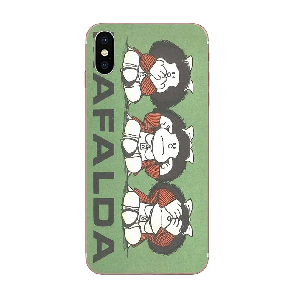 Чехол для мобильного телефона с забавным мультипликационным рисунком Mafalda Girl