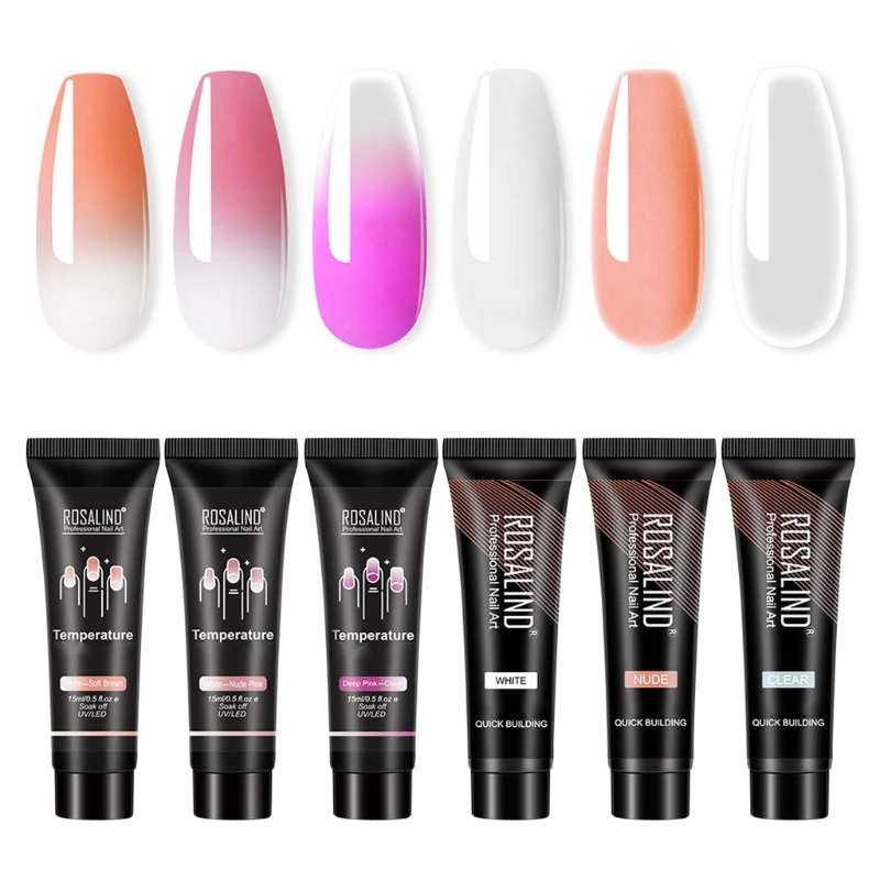 

Builder UV Gel Quick Building Nail Art Tips Finger Nails Extension Manicure Decoration Tool15ml