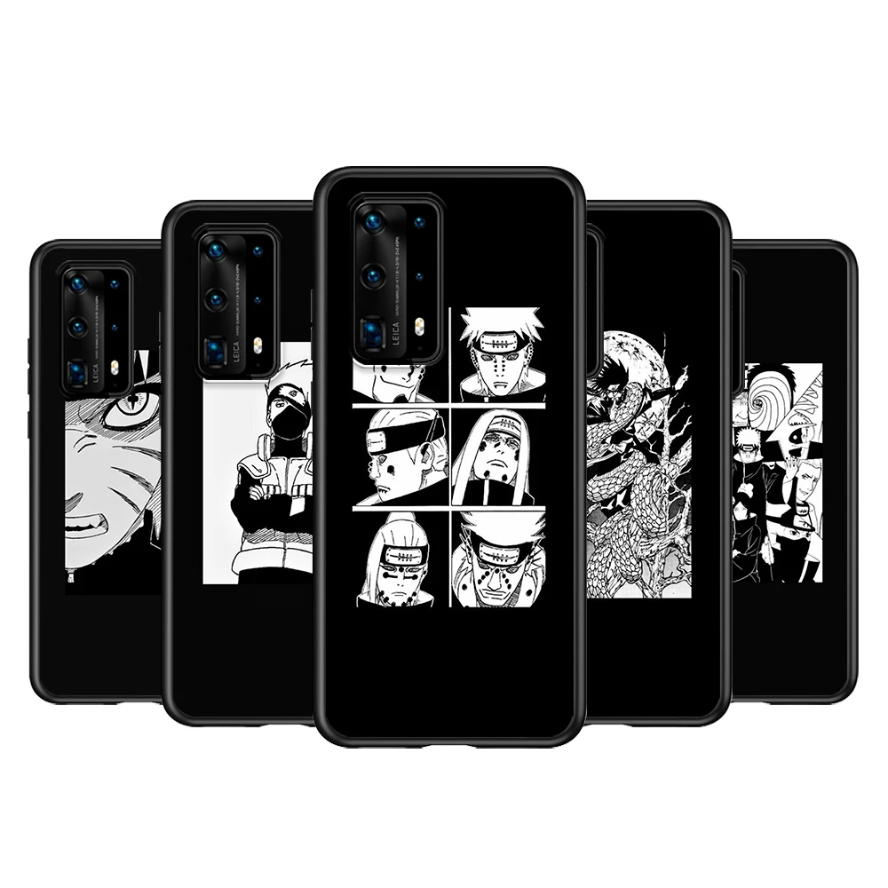 Силиконовый чехол с рисунком Наруто для Huawei P40/P30/P20 Pro/P10/P9 Lite/E Plus 2019|Бамперы| |