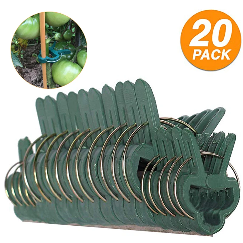 20 шт. Микс зеленый нежный Садоводство завод &amp цветок Зажимы рычаг петля вышлите