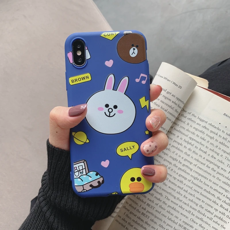 LF-12 Мультяшный Мягкий силиконовый чехол для Etui iPhone 6 6S 7 8 Plus X XR XS Max 11 Pro Max 6,1 5,8 6,5 Мягкий силиконовый чехол с бантом - Цвет: LF-12