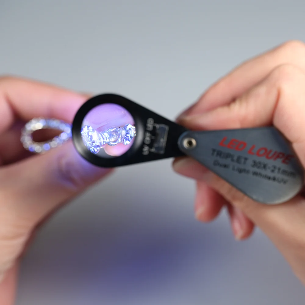 30X увеличительное мини стекло очки Лупа лупы Многофункциональный портативный