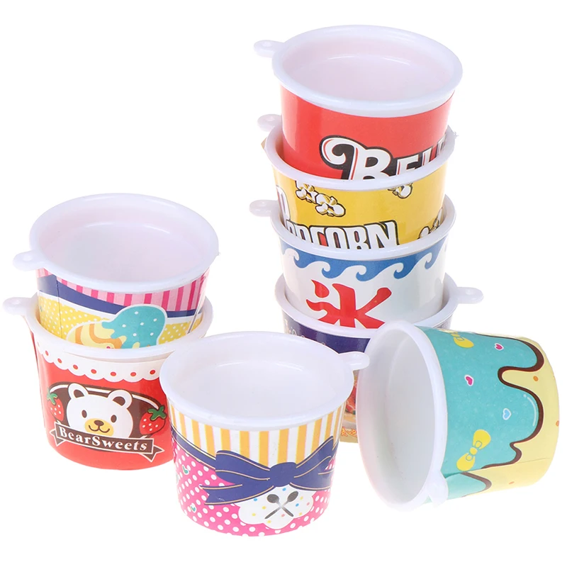 4 шт./компл. стаканы для мороженого/Поп кукурузные стаканы/миниатюрные столовые
