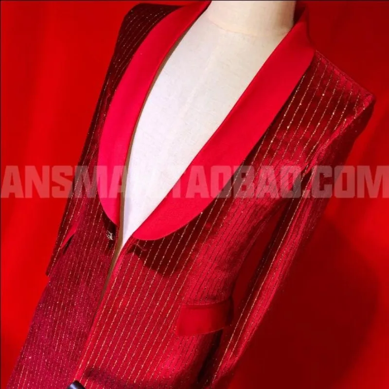 Новинка 2021 повседневный костюм певицы для ночного клуба бархатный длинный