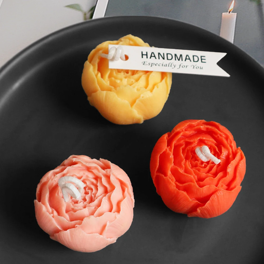 Новый 3D цветок Роза силиконовая форма для помадки мыла торт желе конфеты мусс
